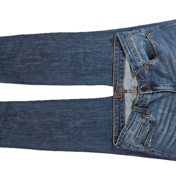 Kut from the Kloth Jeans Womens 6 Blue Denim Distressed Dark Wash Casual Pants - Picture 5 of 9
